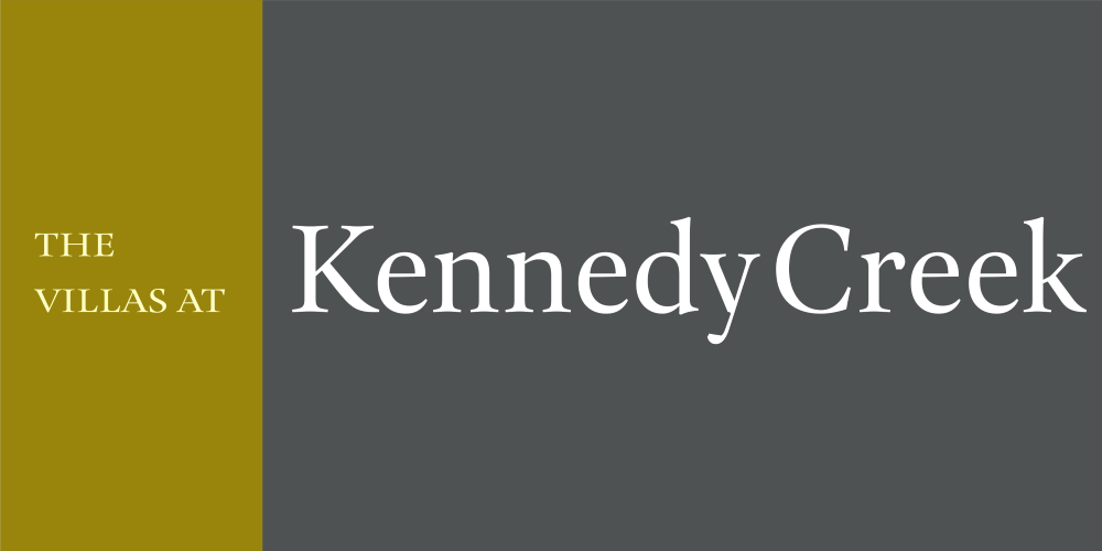 A poster for The Villas at Kennedy Creek.